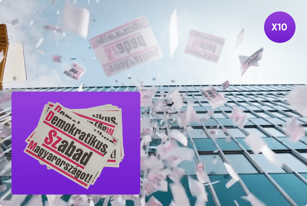 Illegális szórólapok