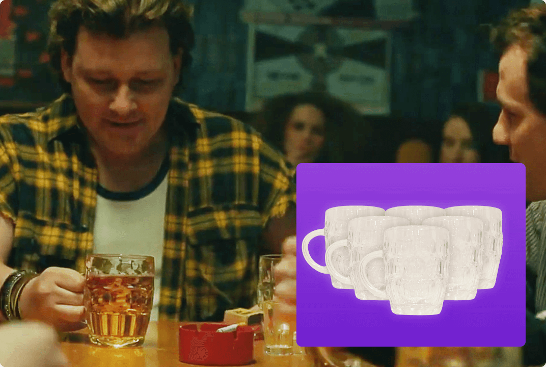 6db söröskorsó a Betyár presszóból